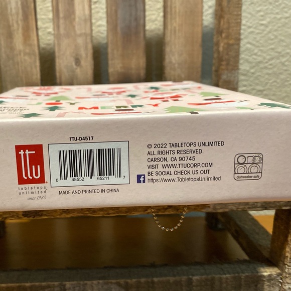 Christmas Measuring Spoons, 4 Piece Ceramic Measuring Spoon Set Kitchen Ho Ho Ho - Picture 8 of 10